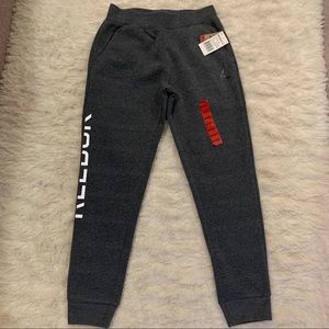 Boys Grey Reebok Sweatpants